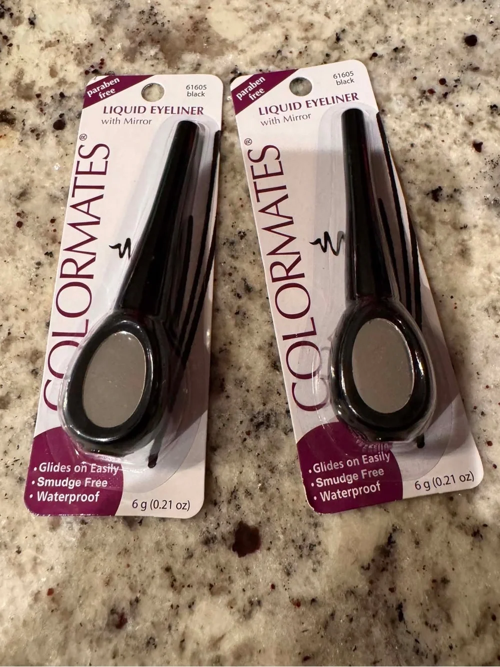 Black Liquid Eyeliner with Mirror - Waterproof Precision